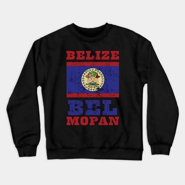 Flag of Belize Crewneck Sweatshirt by KewaleeTee